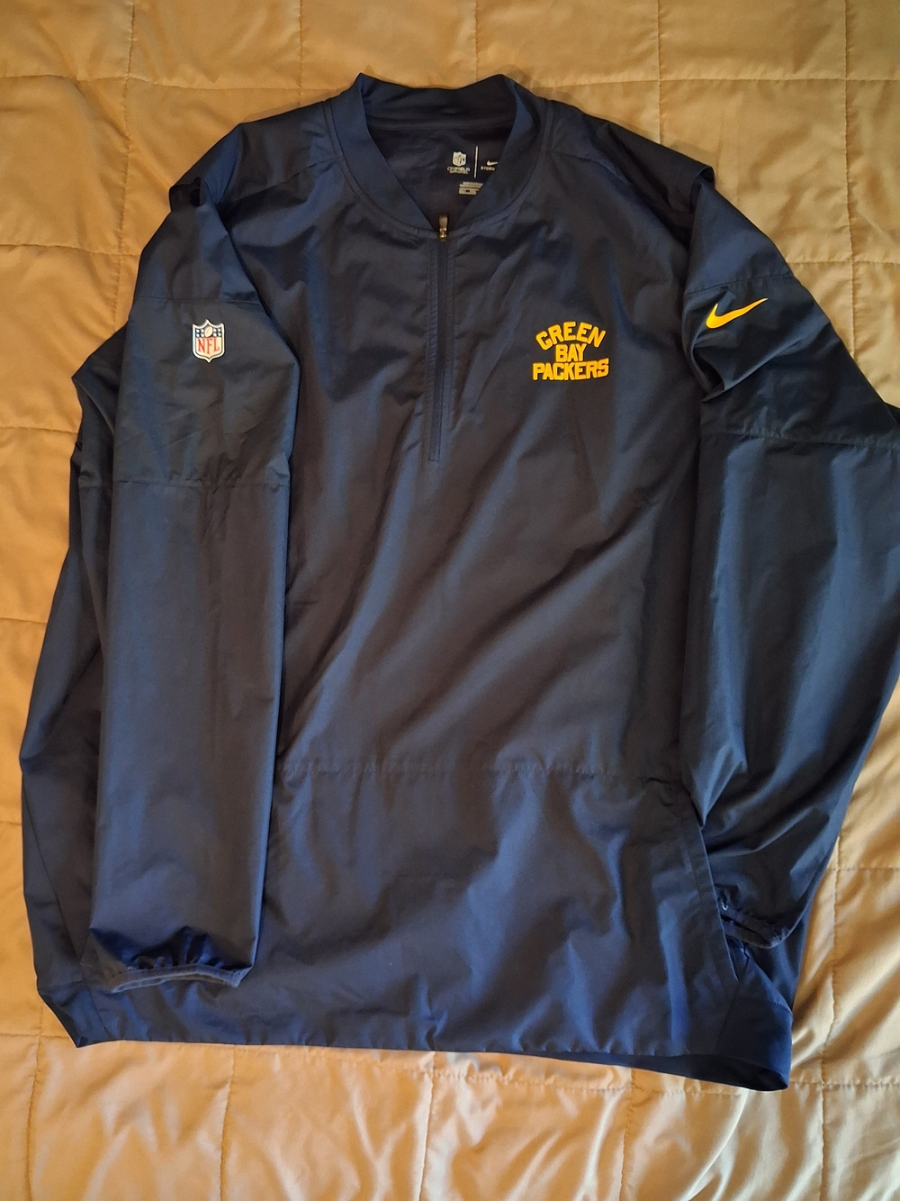 Nike Green Bay Packers Pullover Windbreaker NFL Acme Stormfit